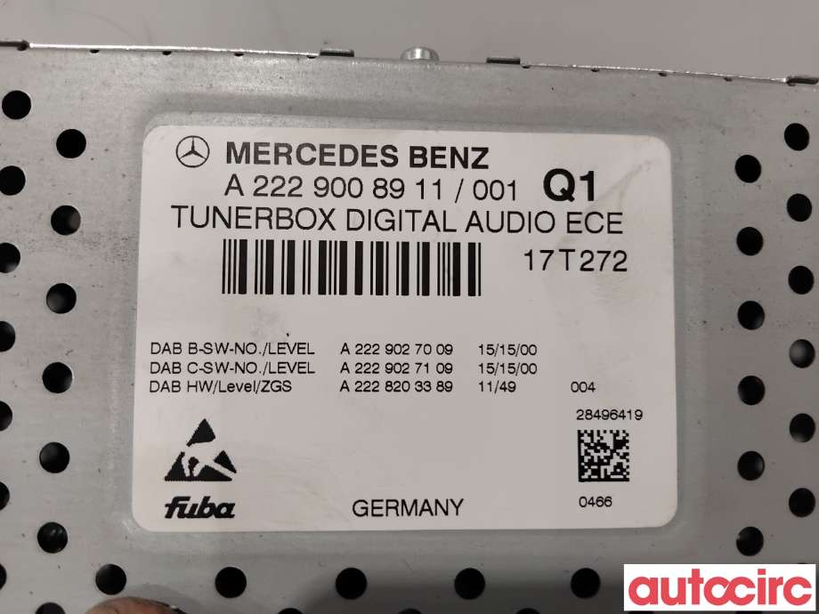 Bilstereo diverse til Mercedes C-Klasse 2018-2021 (Fase 2) (W205) (W205) (MERCEDES|A2229005317||A2229008911)