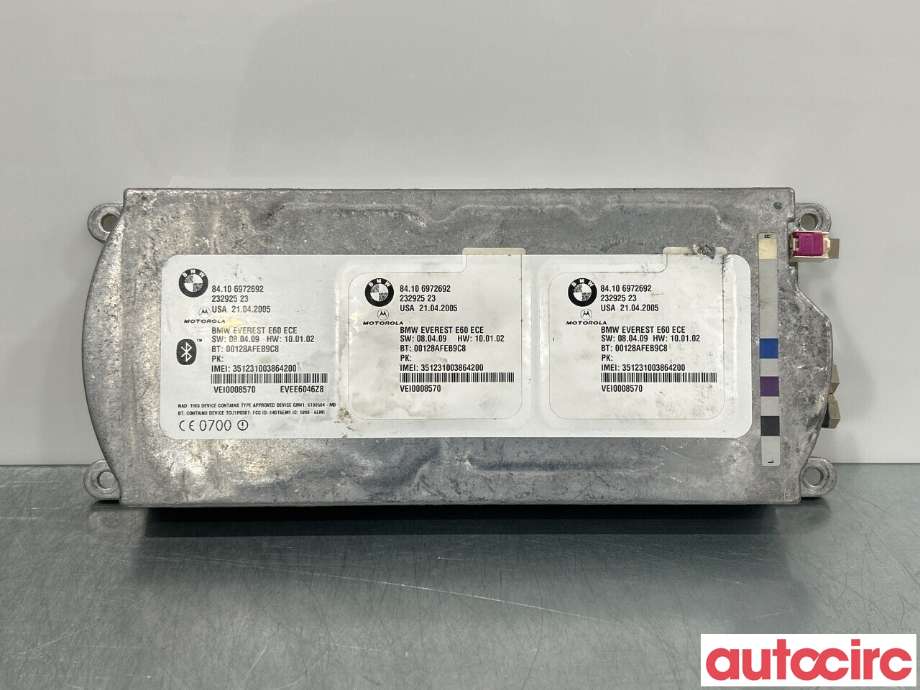 Styreenhet bluetooth til BMW 3-Serie, 2005-2011 (E90/E91/E92/E93) (E90/E91/E92/E93) (BMW|84109206778)