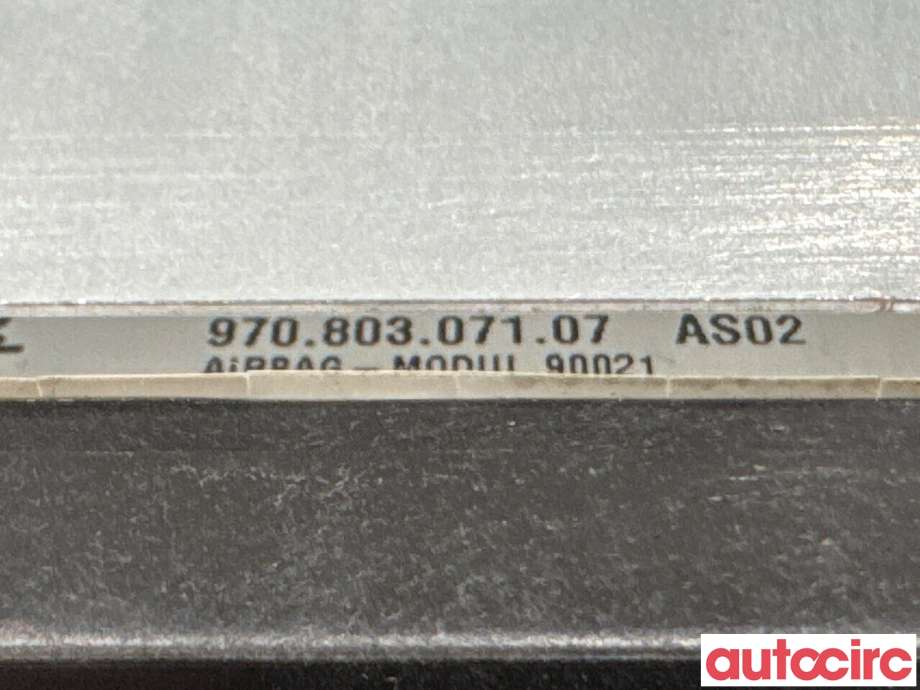 Airbag passasjer til Porsche Panamera 2009-2017 (Type I) (970) (970) (PORSCHE|97080307107|)
