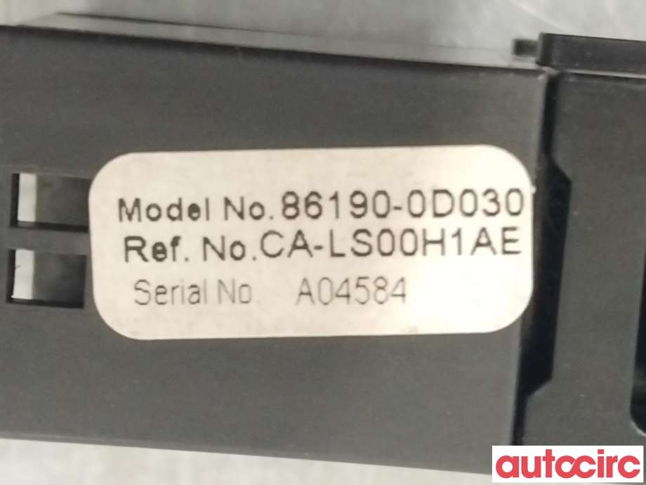 Diverse deler til Toyota Auris 2013-2015 (Type II, Fase 1)  (TOYOTA|861900D030)