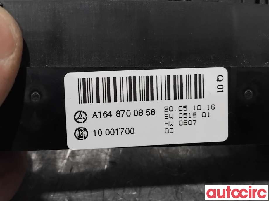 Bryter diverse til Mercedes GL 2006-2012 (X164) (X164) (MERCEDES|A1648700858|10001700)