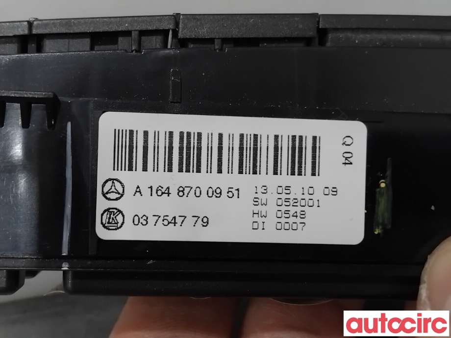 Bryter diverse til Mercedes GL 2006-2012 (X164) (X164) (MERCEDES|A1648709610|03754779|A1649053900)