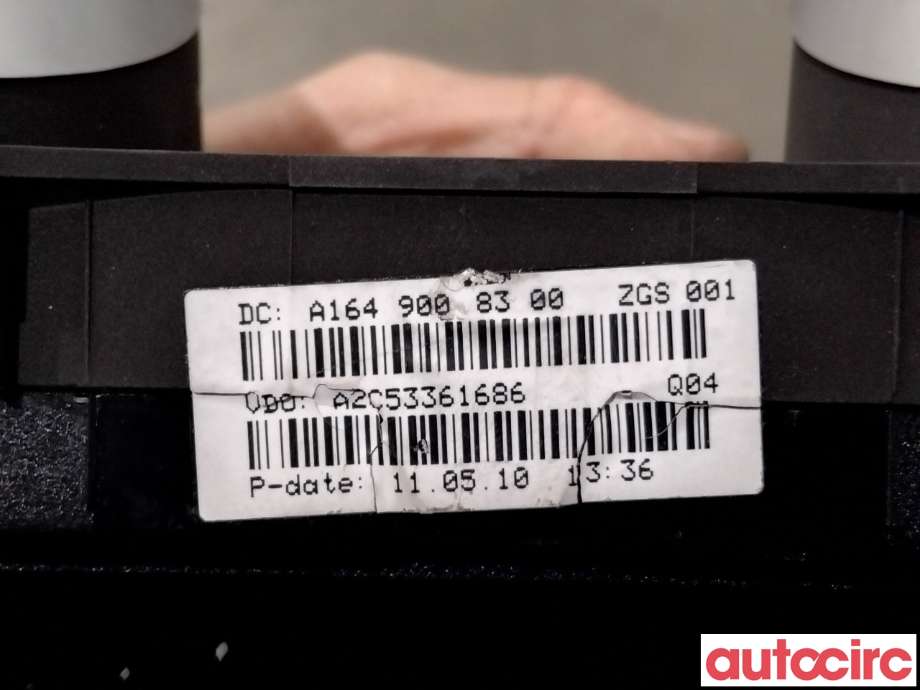 Instrumentpanel til Mercedes GL 2006-2012 (X164) (X164) (MERCEDES|A1649008300|A2C53361686|A2519006000)