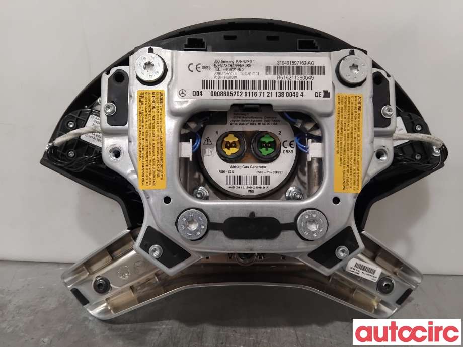 Airbag rattpute til Mercedes GL 2006-2012 (X164) (X164) (MERCEDES|A0008605202|310491597162-AG|0008605202)