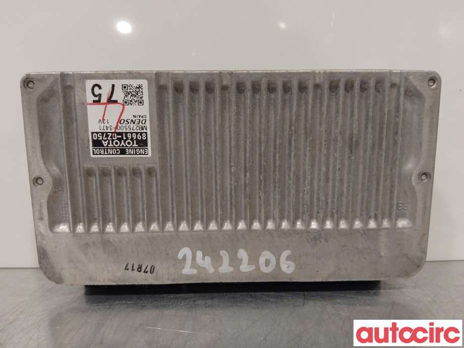 Styreenhet motor til Toyota Auris 2013-2015 (Type II, Fase 1) (TOYOTA|896610Z750|275500-3471|89661-0Z750)