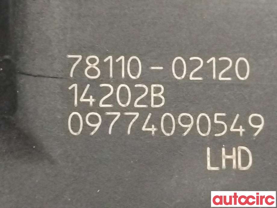 Pedal gass til Toyota Auris 2013-2015 (Type II, Fase 1) (TOYOTA|7811002120||78110-02120)