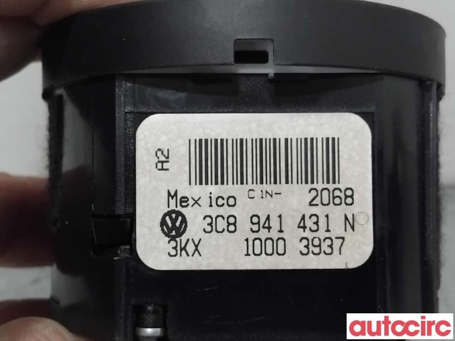 Bryter lys til VW Scirocco 2008-2013  (VOLKSWAGEN|3C8941431N|)