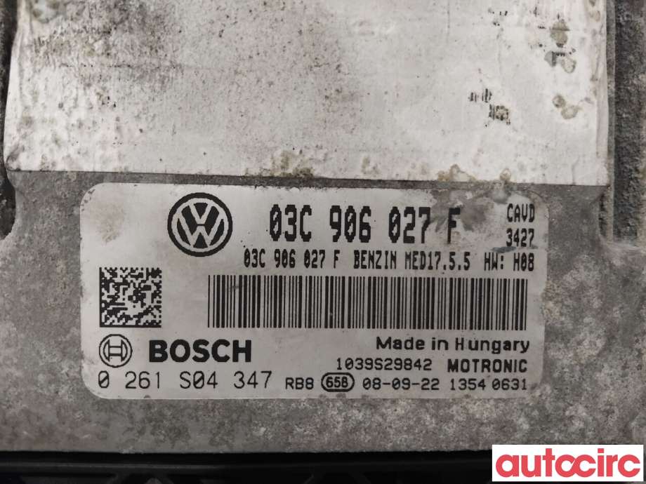 Styreenhet motor til VW Scirocco 2008-2013 (VOLKSWAGEN|03C906027F|0261S04347)