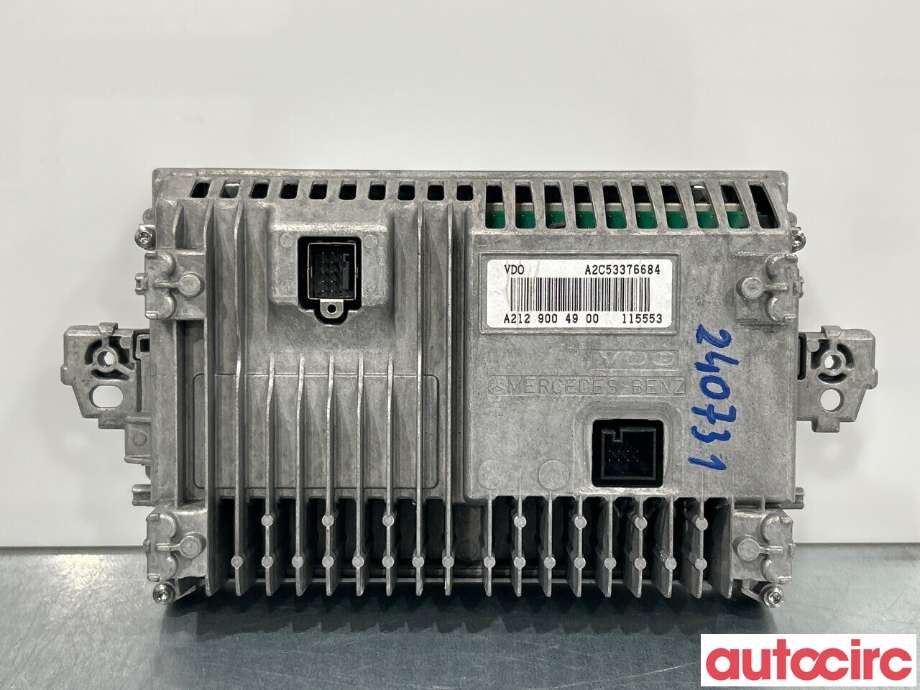 Multimedia display (MCU - Media Controller Unit) til Mercedes E-Klasse 2009-2013 (Fase 1) (W212) (W212) (MERCEDES|A2129008707|A2129004900)