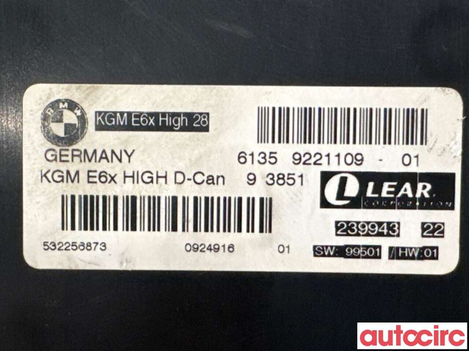 Diverse deler til BMW 5-Serie 2003-2010 (E60/E61) (E60/E61) (BMW|61359221110||61359221109)