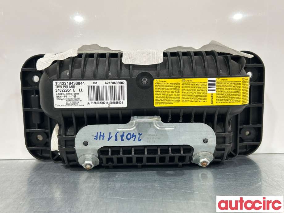Airbag passasjer til Mercedes E-Klasse 2009-2013 (Fase 1) (W212) (W212) (MERCEDES|A2128603002)