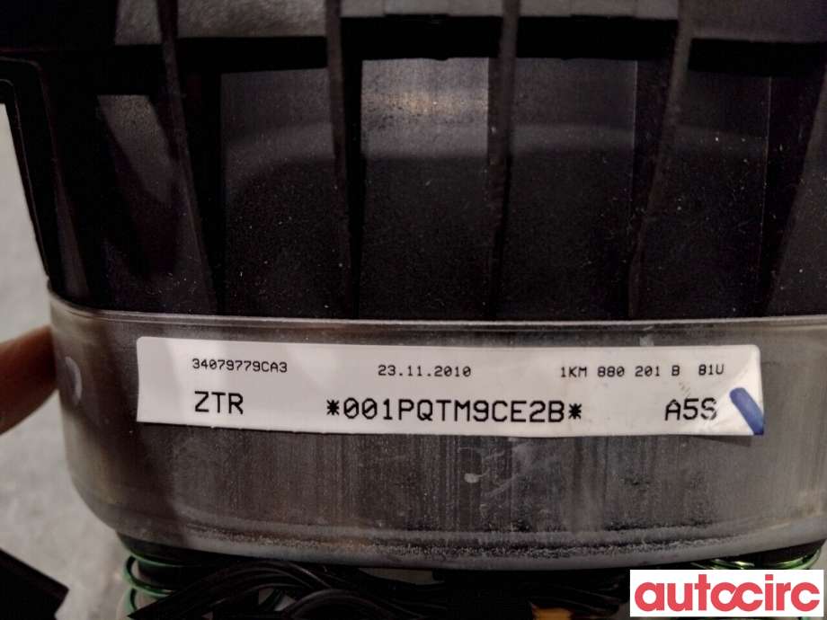 Airbag rattpute til VW Jetta 2011-->>  (VOLKSWAGEN|1KM880201G|34079779CA3|1KM880201B)