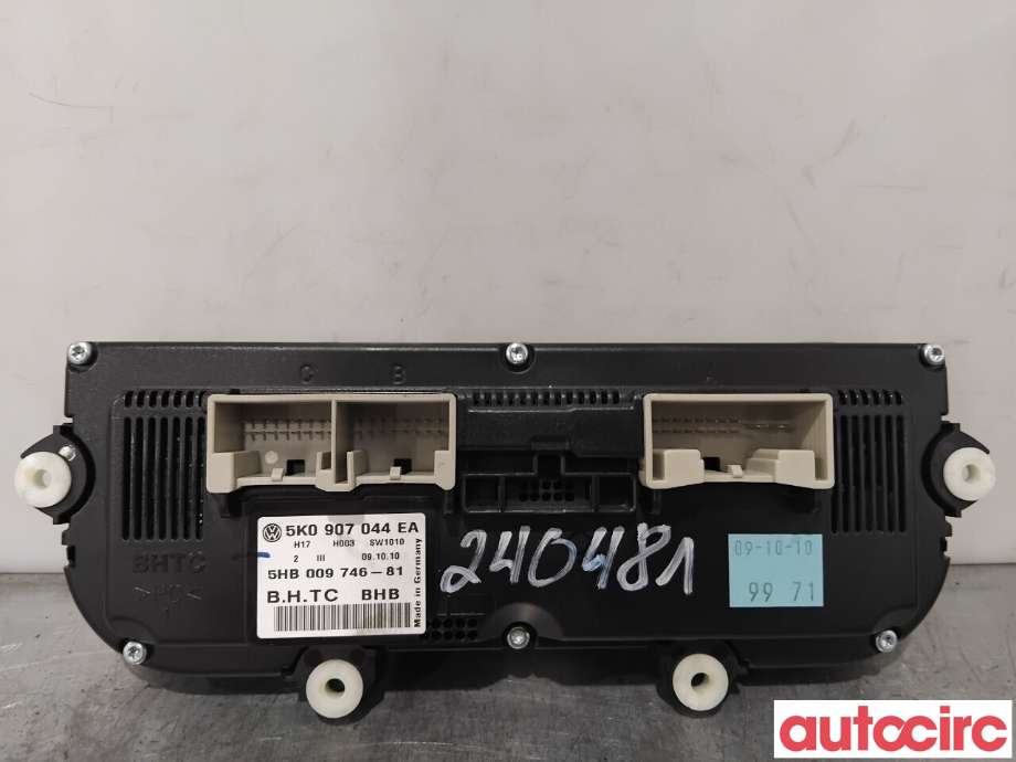 Varmeapparat betjening til VW Jetta 2011-->> (VOLKSWAGEN|5K0907044EA|5HB009746-81|5K0907044HB)