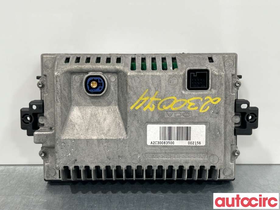 Multimedia display (MCU - Media Controller Unit) til Mercedes C-Klasse 2011-2014 (Fase 2) (W204) (W204) (MERCEDES|A1729003904|A1729008500)