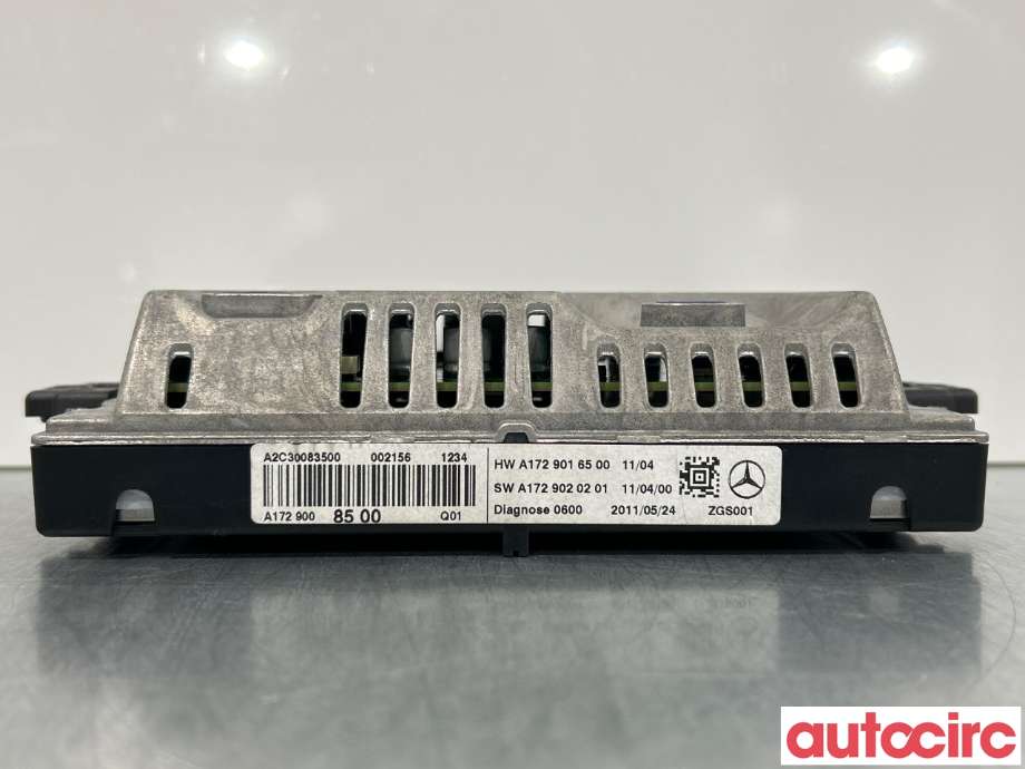 Multimedia display (MCU - Media Controller Unit) til Mercedes C-Klasse 2011-2014 (Fase 2) (W204) (W204) (MERCEDES|A1729003904|A1729008500)