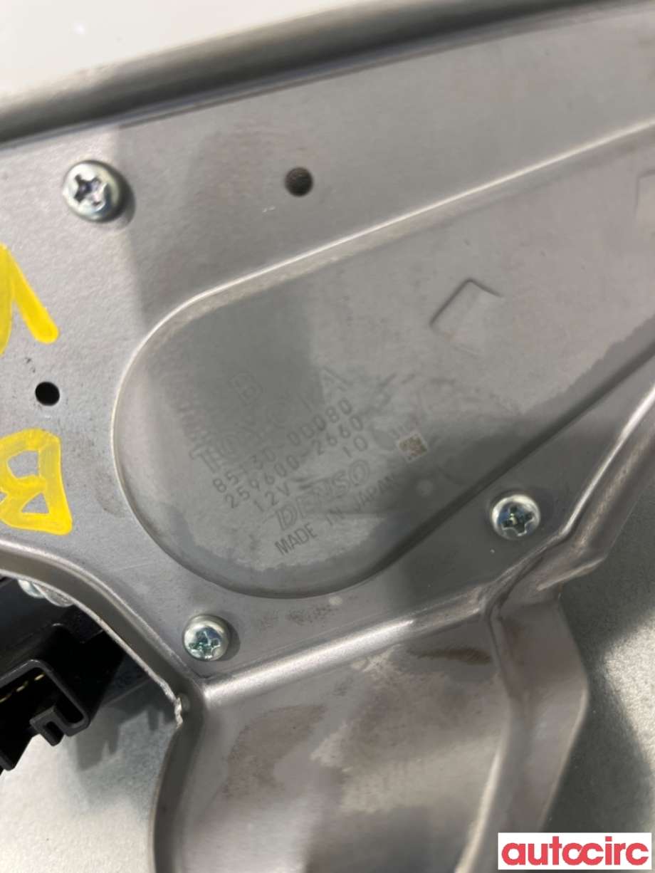 Viskermotor bakrute til Toyota Yaris 2012-2014 (Type III, Fase 1)  (TOYOTA|851300D080|259600-2660|85130-0D080)