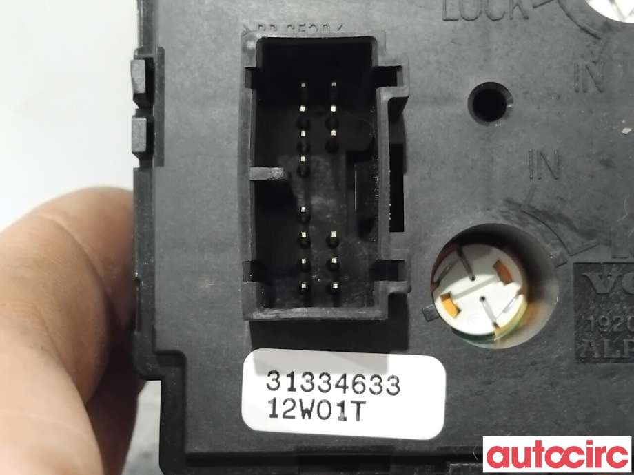 Bryter lys til Volvo V50 2007-2012 (Fase 2)  (VOLVO|31334633|)