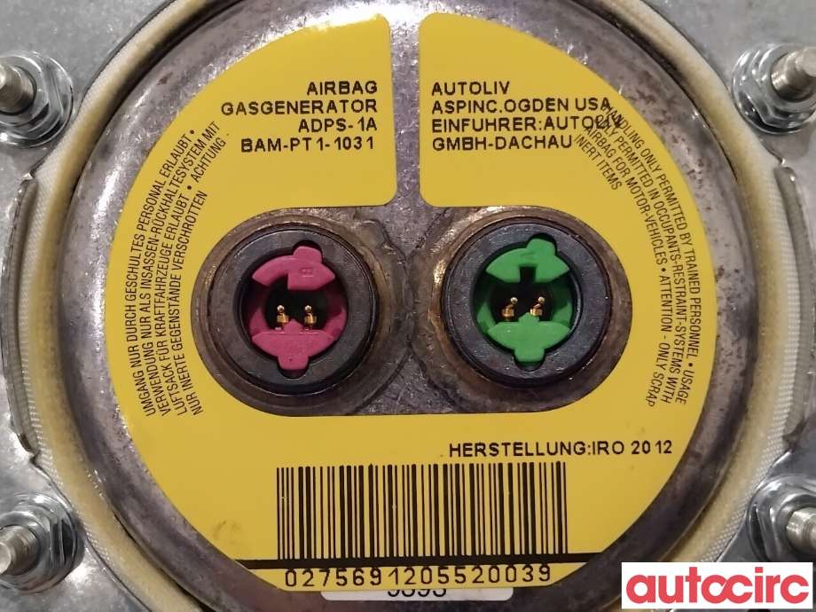 Airbag rattpute til Volvo V50 2007-2012 (Fase 2)  (VOLVO|31332804|)