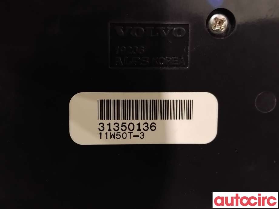 Varmeapparat betjening til Volvo V50 2007-2012 (Fase 2)  (VOLVO|31350136|)