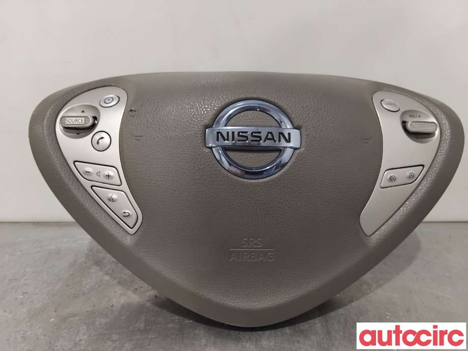 Airbag rattpute til Nissan Leaf, 2011-2017 (Type I)  (NISSAN|K85103NC2A)