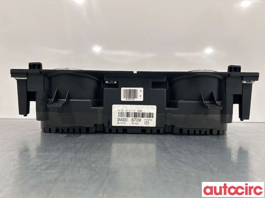 Instrumentpanel til VW Passat 2011-2015 (B7) (B7) (VOLKSWAGEN|3AA920870MX||3AA920870M)