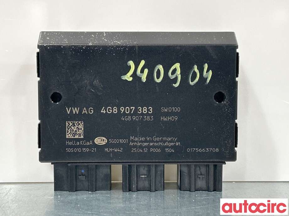 Styreenhet hengerfeste til Audi A6, 2011-2014 (Type IV, Fase 1) (C7) (C7) (AUDI|4G8907383C)
