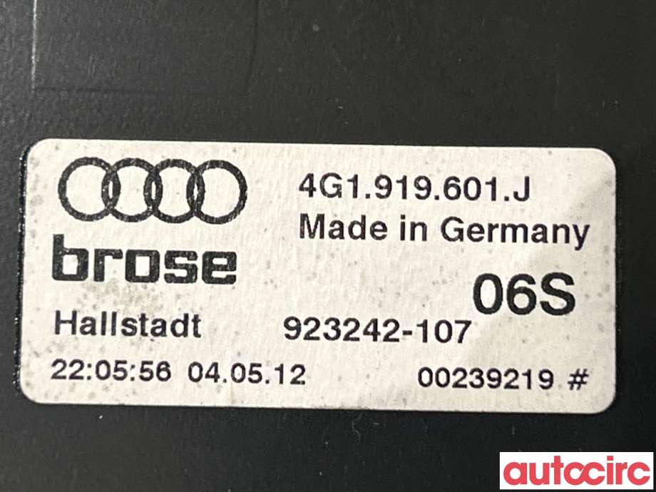 Instrument kjørecomputer til Audi A6 2011-2014 (Type IV, Fase 1) (C7) (C7) (AUDI|4G0919607J|4G1919601J)