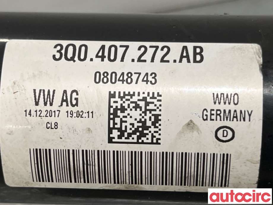 Drivaksel høyre foran til VW Caddy 2015-2020 (Type III, Fase 3)  (VOLKSWAGEN|3Q0407762LX||3Q0407272AB)