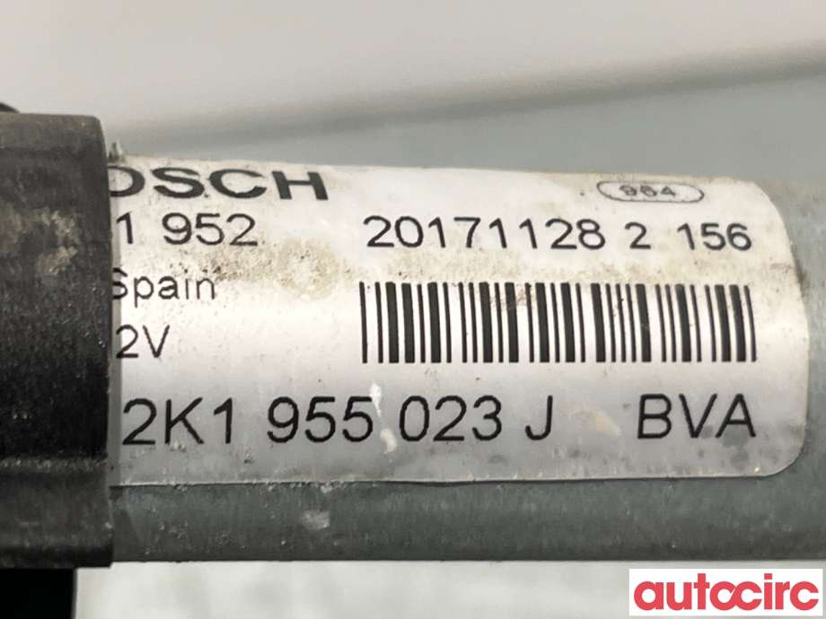 Viskermotor frontrute til VW Caddy 2015-2020 (Type III, Fase 3)  (VOLKSWAGEN|2K1955023J|1397220709)