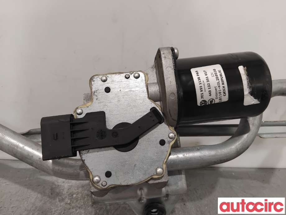 Viskermotor frontrute til VW Transporter / Caravelle 2009-2015 (Fase 2) (T5) (T5) (VOLKSWAGEN|7E1955113B|443122351017|7E1955113G)