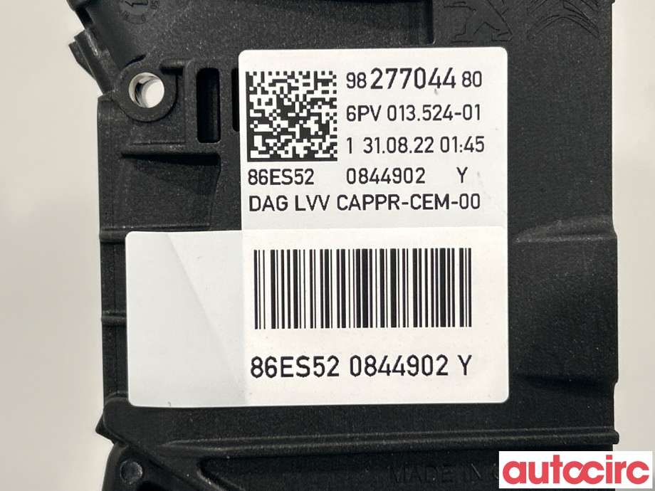 Pedal gass til Peugeot 208 2019-->> (Type II)  (PEUGEOT|NO NR|9827704480)