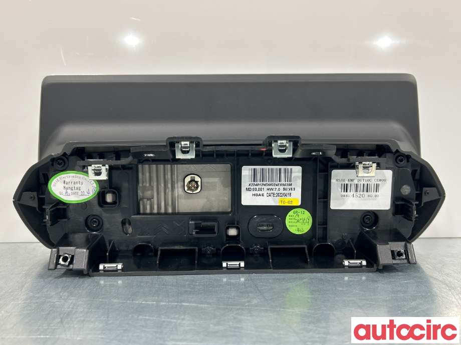 Multimedia display (MCU - Media Controller Unit) til Peugeot 208 2019-->> (Type II)  (PEUGEOT|9841452080)