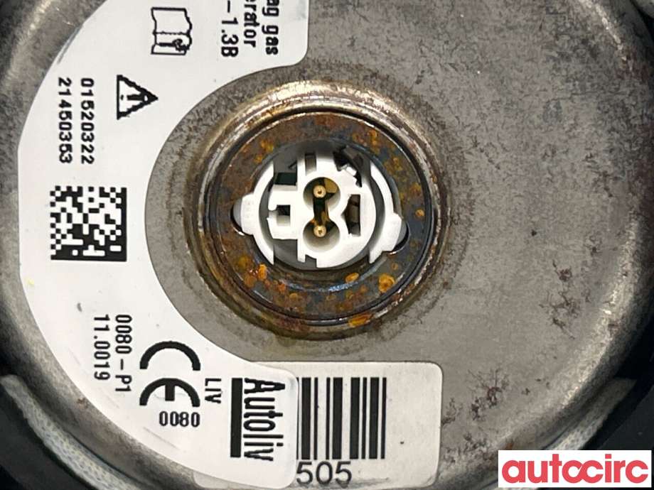 Airbag rattpute til Peugeot 208 2019-->> (Type II)  (PEUGEOT|98255207ZD)