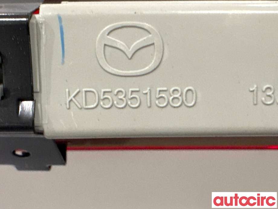 Baklykt bremselys bakrute til Mazda CX-5 2012-2017 (Type I)  (MAZDA|KD53-51-580B||KD5351580)