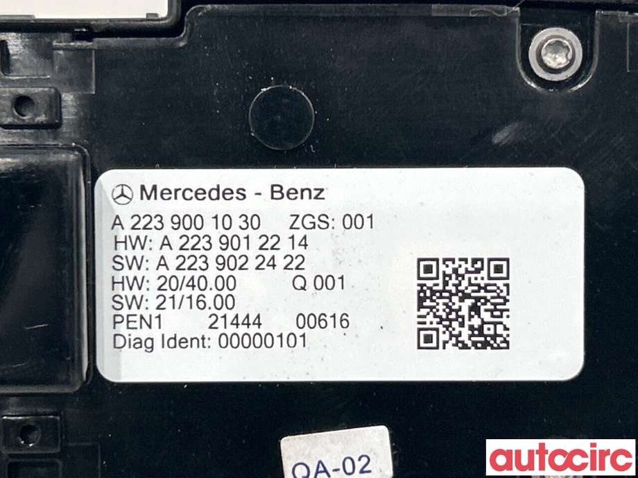 Bryter ruteheis til Mercedes EQS 2021-->> (V297) (V297) (MERCEDES|A2239001030)
