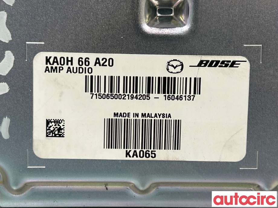 Bilstereo forsterker til Mazda CX-5 2012-2017 (Type I)  (MAZDA|KA0H66A20)