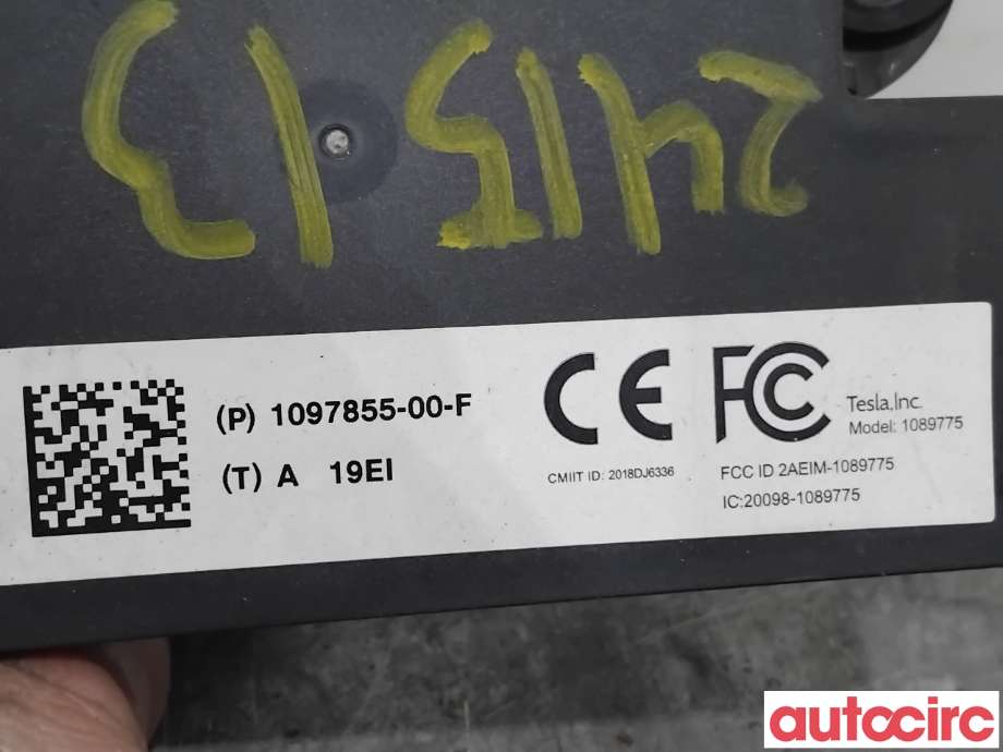 Styreenhet diverse til Tesla Model 3 2018-2023 (Fase 1)  (TESLA|1097855-00-F|)