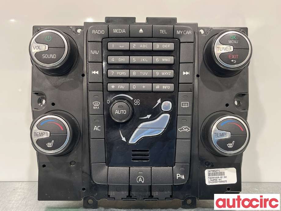 Varmeapparat betjening til Volvo V60 2010-2013 (Type I, Fase 1) (VOLVO|30795271)