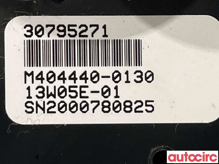 Varmeapparat betjening til Volvo V60 2010-2013 (Type I, Fase 1) (VOLVO|30795271)