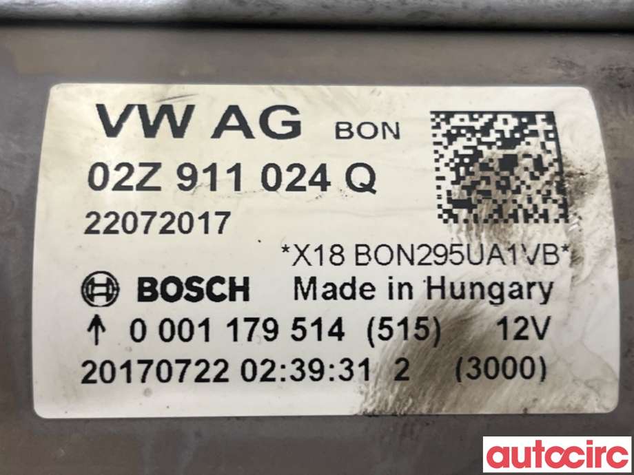 Starter til VW Golf Sportsvan 2014-2018  (VOLKSWAGEN|02Z911024QX|0001179514|02Z911022CX)