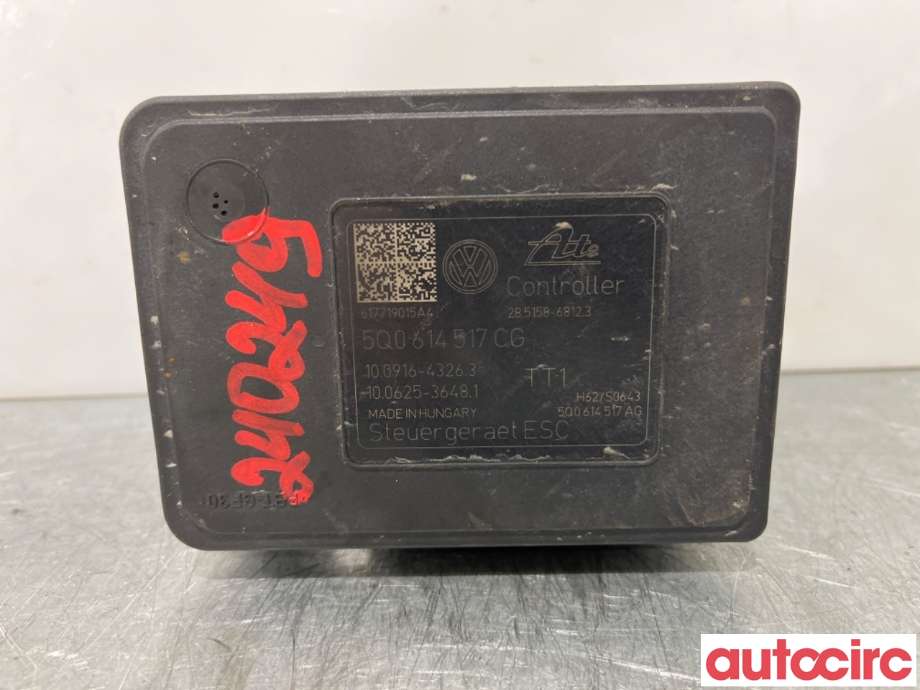 ABS sentral til VW Golf Sportsvan 2014-2018  (VOLKSWAGEN|5Q0614517CG|100625-36481|5Q0614517FL)