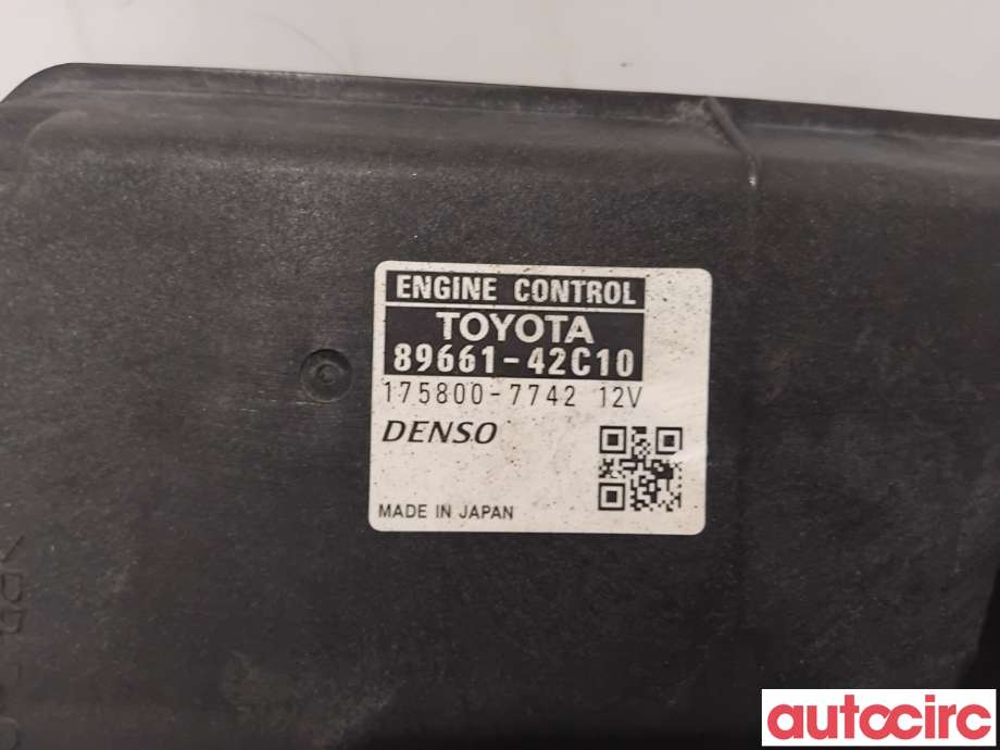 Styreenhet motor til Toyota RAV4 2006-2009 (Type III, Fase 1)  (TOYOTA|8966142C10|175800-7742|89661-42C10)