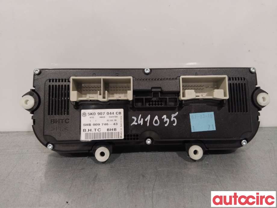 Varmeapparat betjening til VW Golf VI 2008-2012 (VOLKSWAGEN|5K0907044EC)
