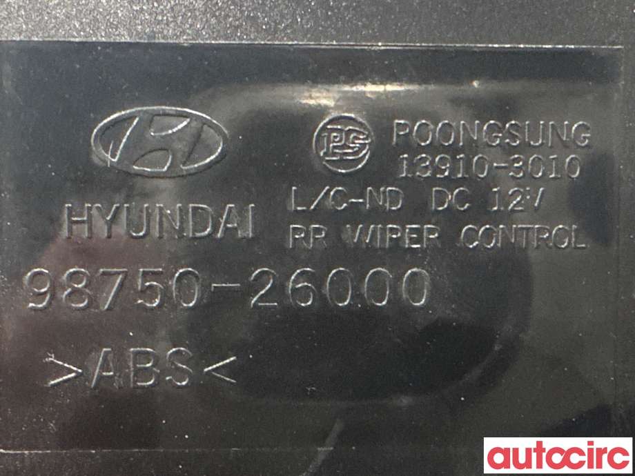 Styreenhet diverse til Hyundai Santa Fe 2001-2006 (Type I) (HYUNDAI|9875026000|13910-3010|98750-26000)