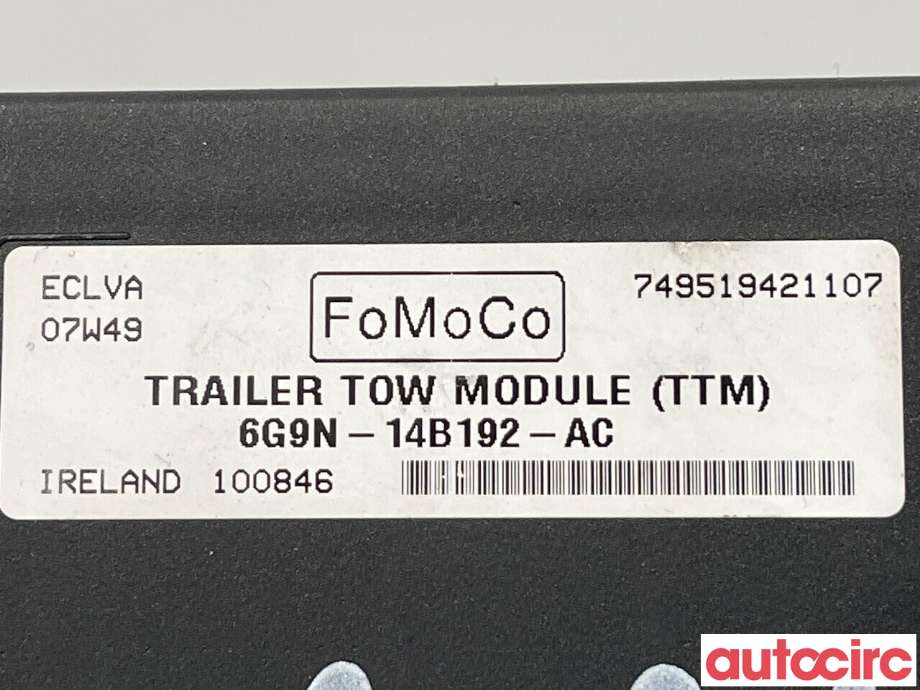 Styreenhet hengerfeste til Ford Mondeo 2007-2010 (Type IV, Fase 1)  (FORD|1755427|6G9N-14B192-AC)