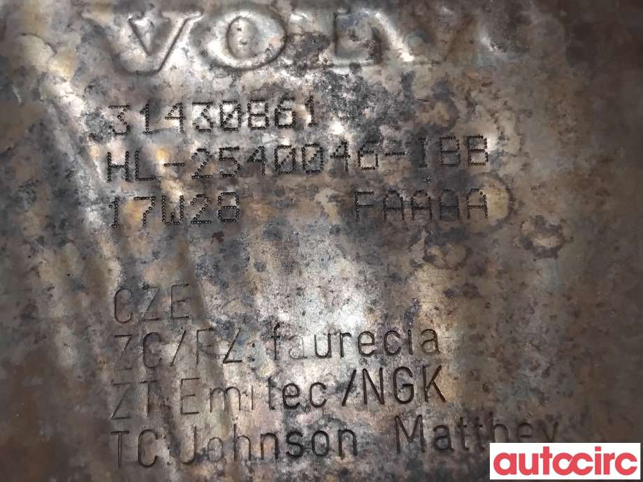 Katalysator til Volvo V90 / V90 CC / S90 2016-->>  (VOLVO|36012613|HL-2540046-IBB|31430861)