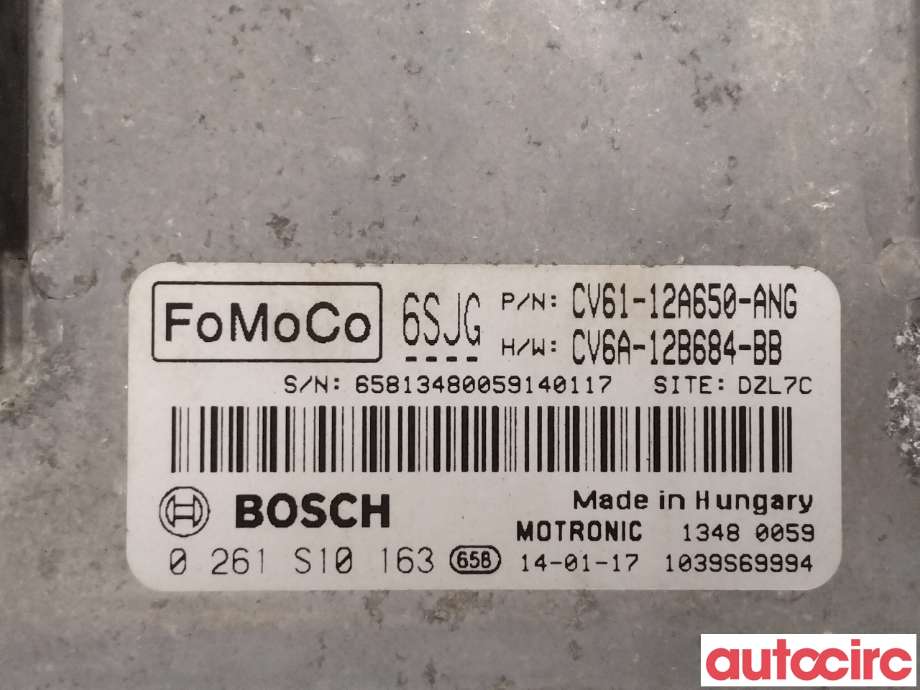 Styreenhet motor til Ford Focus 2011-2014 (Type III, Fase 1) (FORD|2013029|RMCV6A-12A650-BD)