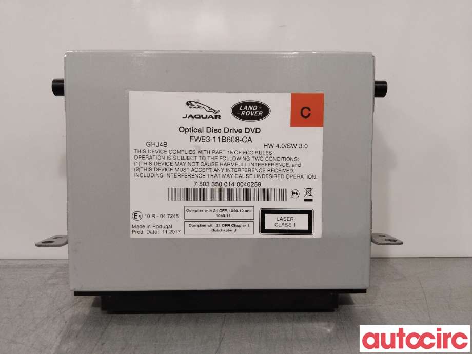 Bilstereo til Land Rover Discovery 2017-->> (Type V)  (LAND-ROVER|LR081462|FW9311B608CA)
