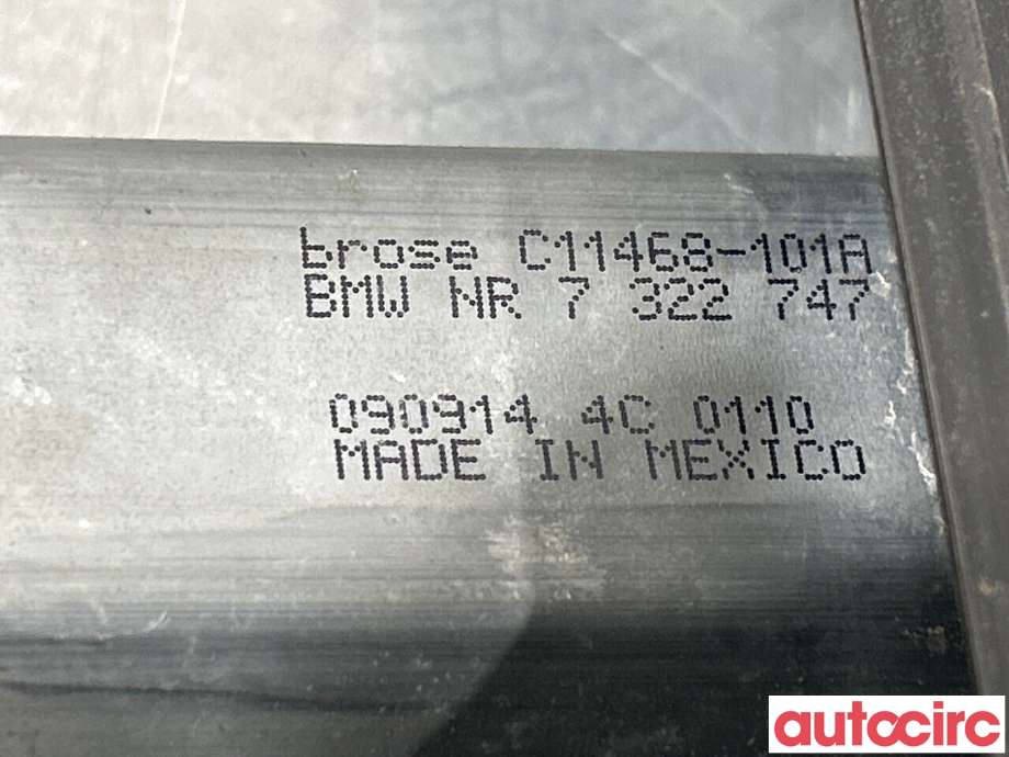 Ruteheis venstre bak til BMW X3 2010-2017 (F25) (F25) (BMW|67627322747||7322747)