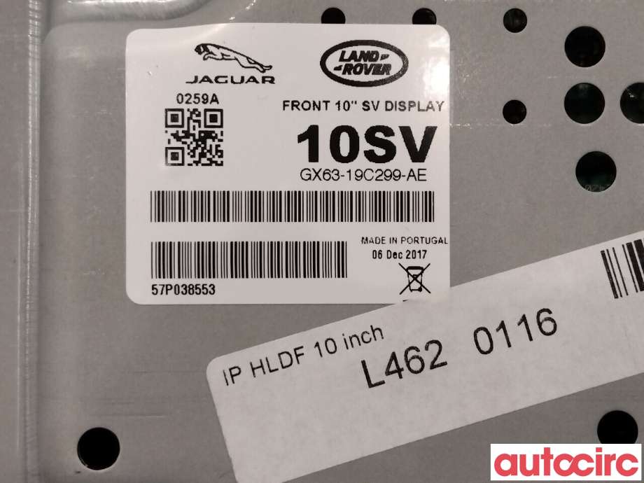 Multimedia display (MCU - Media Controller Unit) til Land Rover Discovery 2017-->> (Type V) (LAND-ROVER|LR112397|GX6319C299AE)